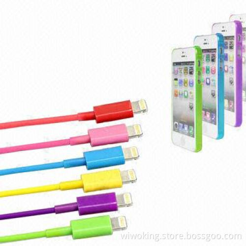 Updated Cable to Support iOS7.0 with Colorful Cable for iPhone 5C